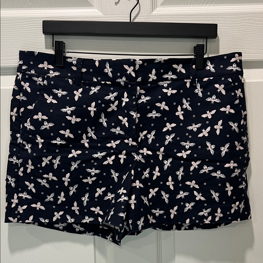LOFT Navy Bee Print Women's Shorts